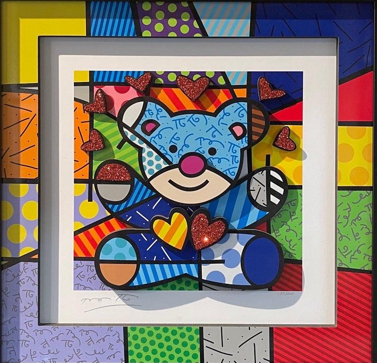 Hugs - Romero Britto art collectible - Main Image 2