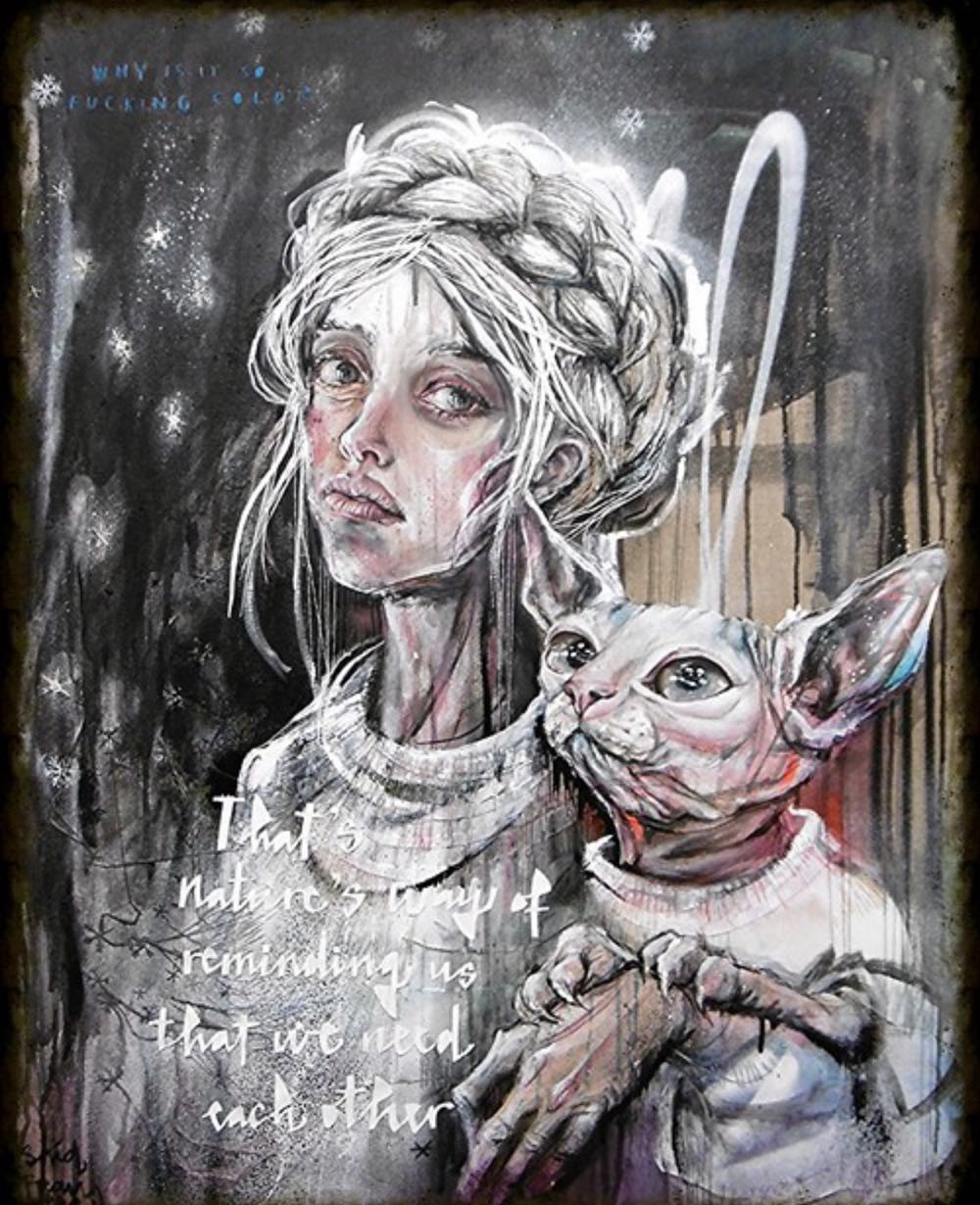 Frankreich Herakut Paris Mathgoth 05 - Herakut art collectible - Main Image 3