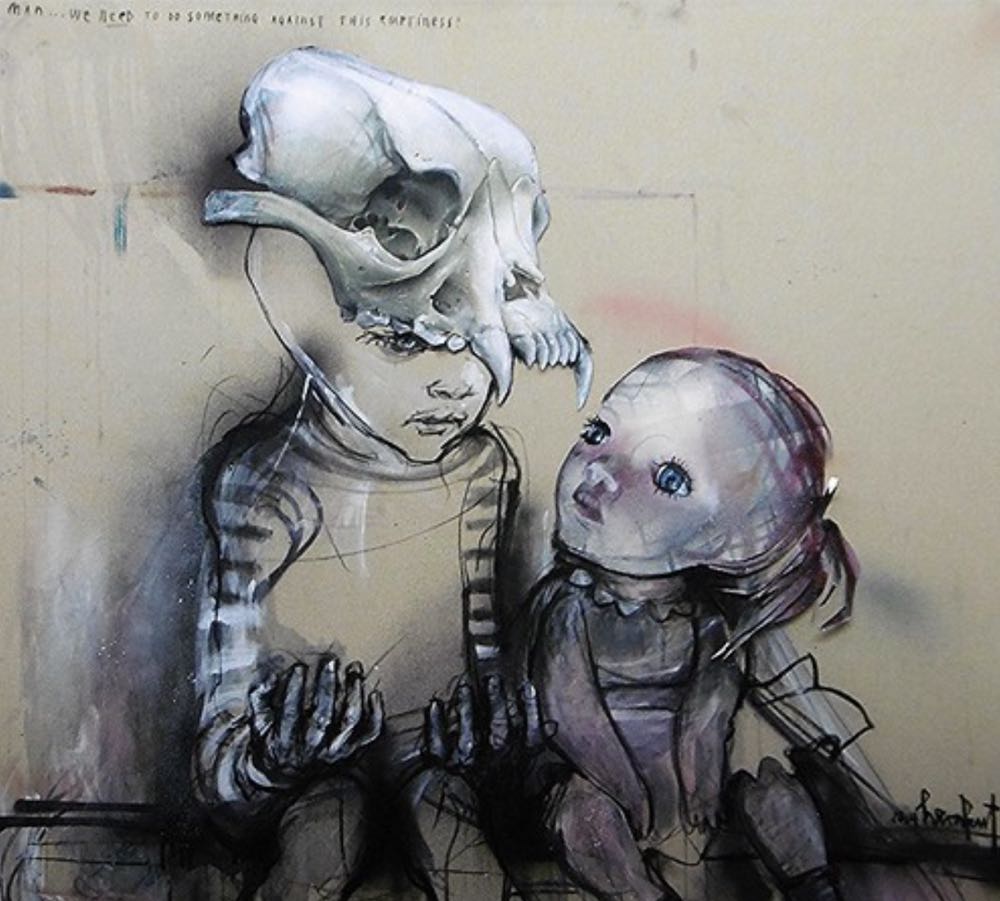 Frankreich Herakut Paris Mathgoth 05 - Herakut art collectible - Main Image 4