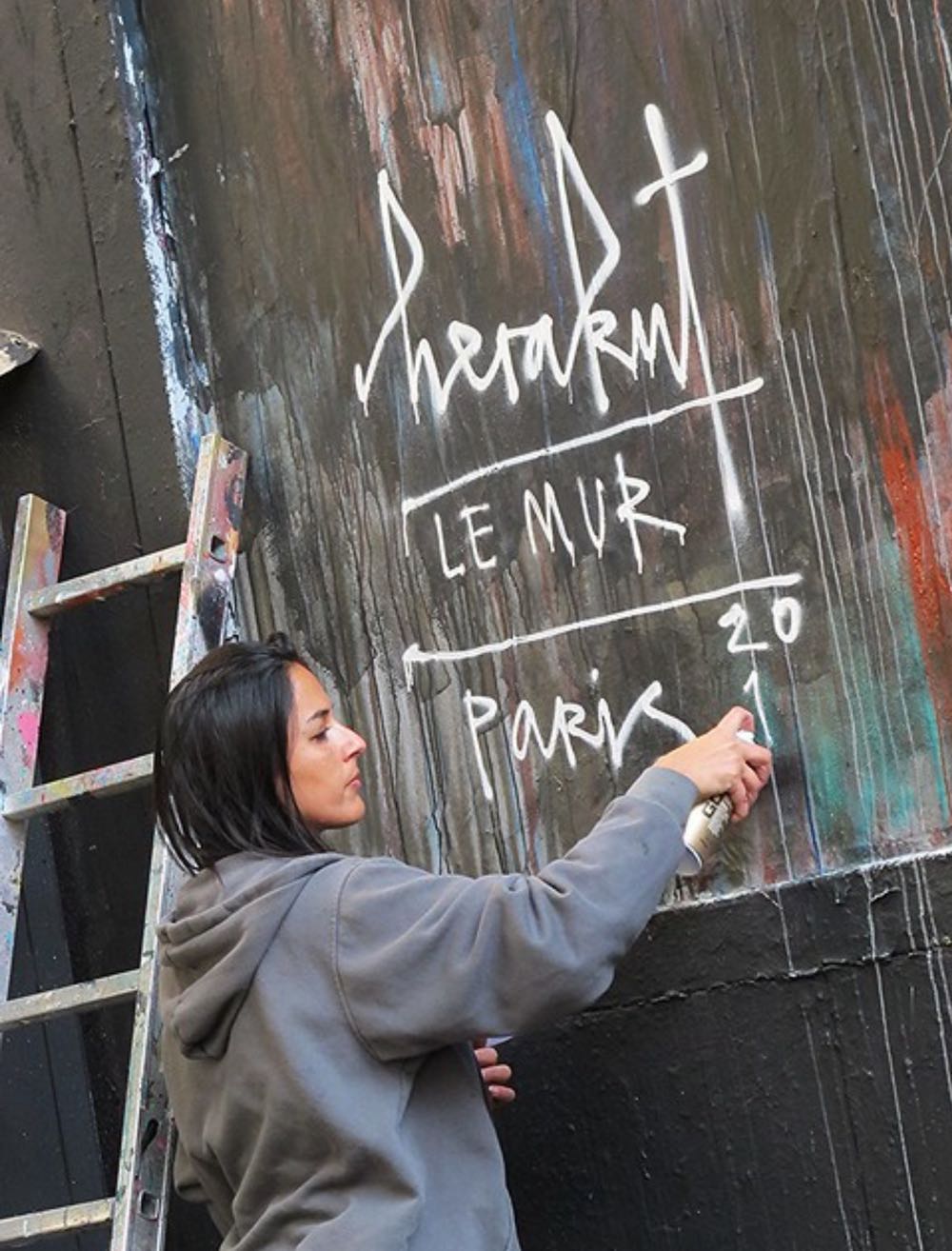 Frankreich Herakut Paris Le Mur 01 - Herakut art collectible - Main Image 2