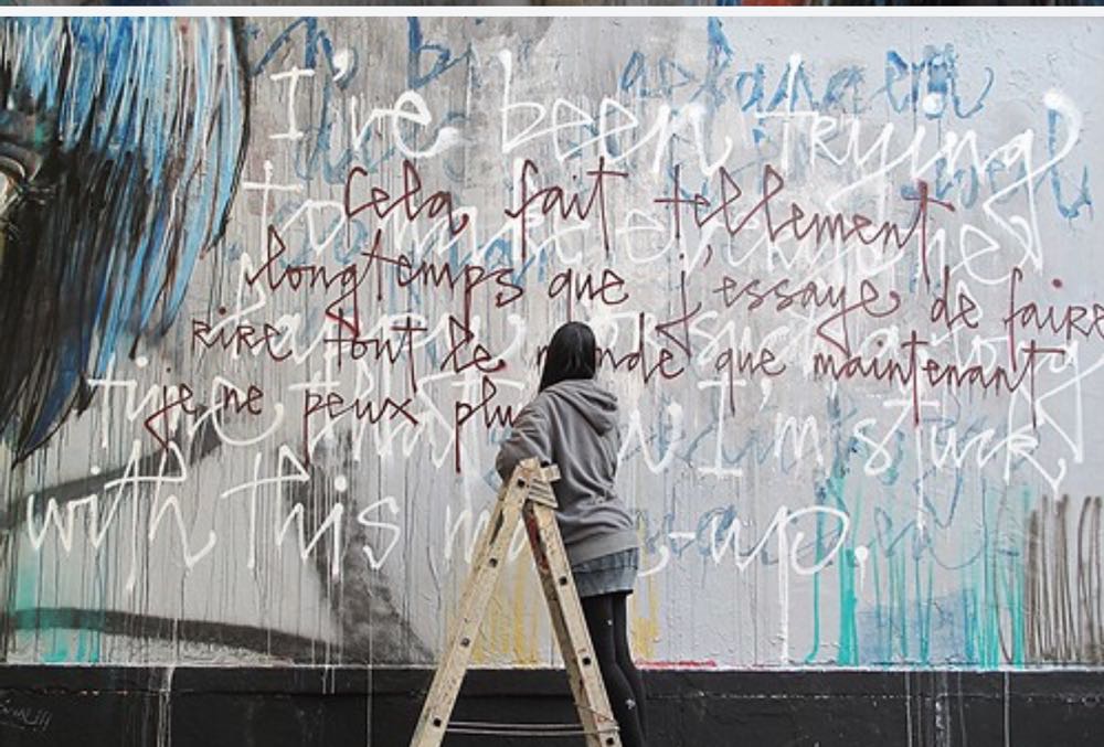 Frankreich Herakut Paris Le Mur 01 - Herakut art collectible - Main Image 4