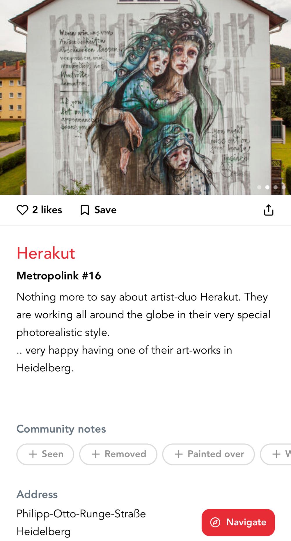 BRD Herakut Heidelberg 01 - Herakut art collectible - Main Image 2