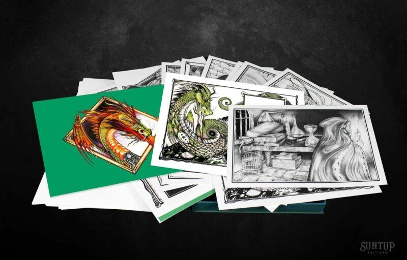 Eyes of the Dragon Art Portfolio - David Palladini art collectible [Barcode 9780998864907] - Main Image 2