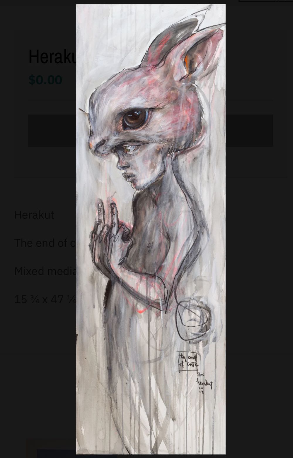 ZZZ Vertical Gallery Herakut The End Of Cute 02 - Herakut art collectible - Main Image 4