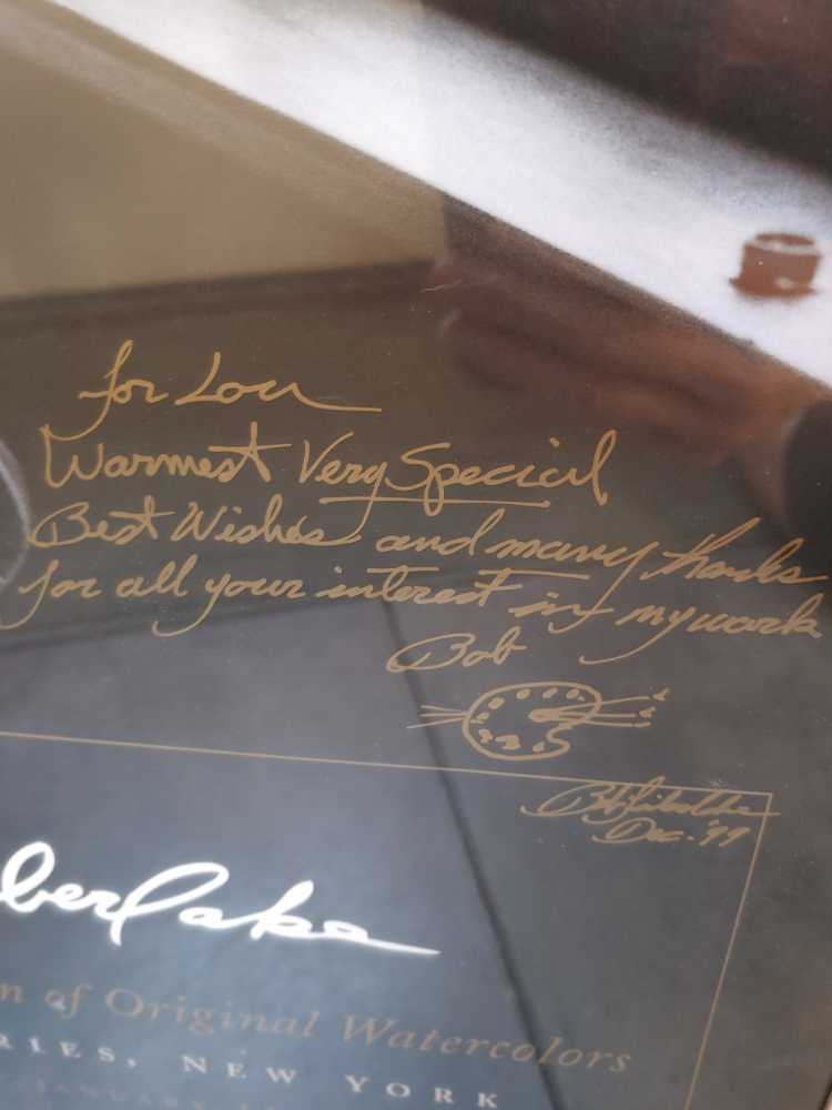 Exhibition Poster Signed/Personalized  - Bob Timberlake art collectible - Main Image 2