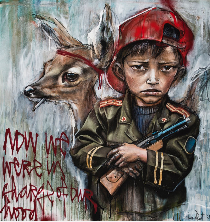 ZZZ Shooting Gallery San Francisco Don‘t Look At Me 01 - Herakut art collectible - Main Image 4