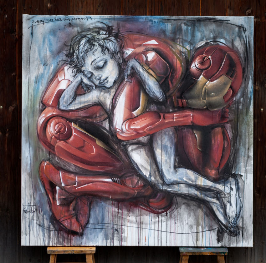 ZZZ Shooting Gallery San Francisco Don‘t Look At Me 02 - Herakut art collectible - Main Image 2