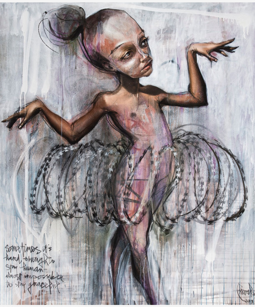 ZZZ Shooting Gallery San Francisco Don‘t Look At Me 02 - Herakut art collectible - Main Image 4