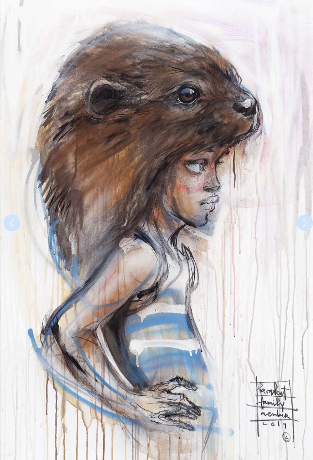 ZZZ Kirk Gallery Aalborg Herakut Dänemark 01 - Herakut art collectible - Main Image 2