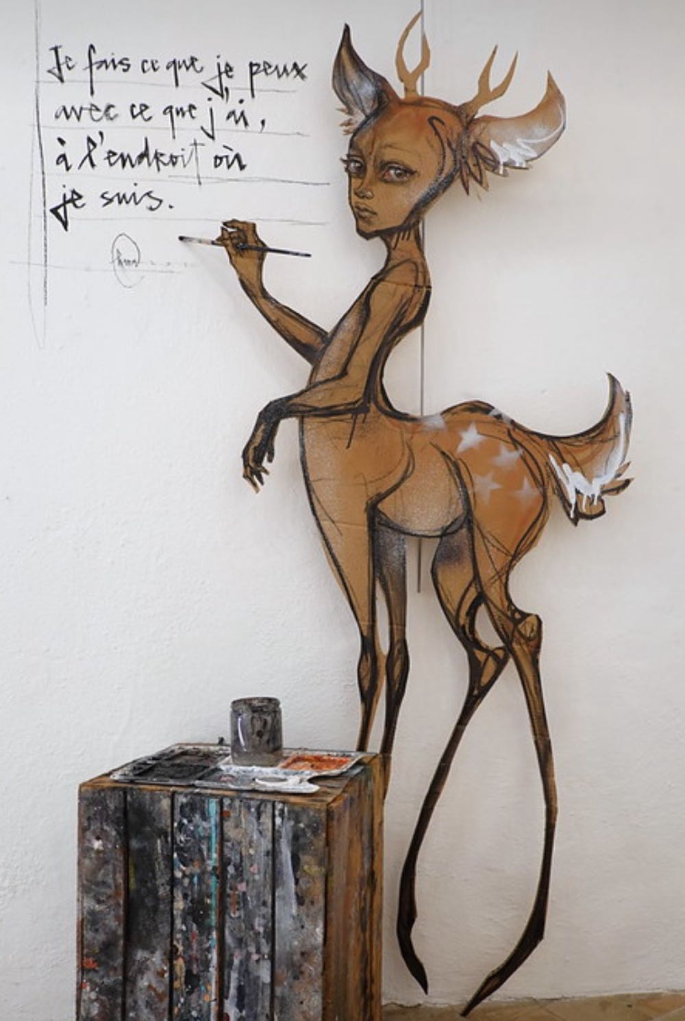 Frankreich Herakut Chateau de Belcastel ( Aveyron) - Herakut art collectible - Main Image 3