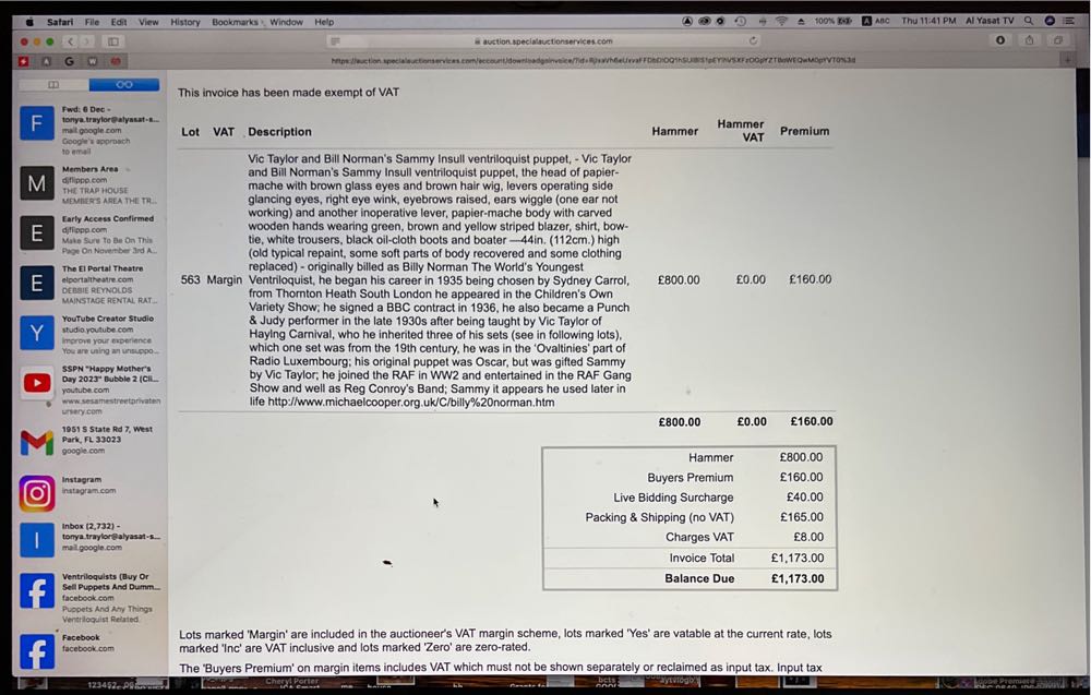 Insull Sammy  - Leonard Insull art collectible - Main Image 4