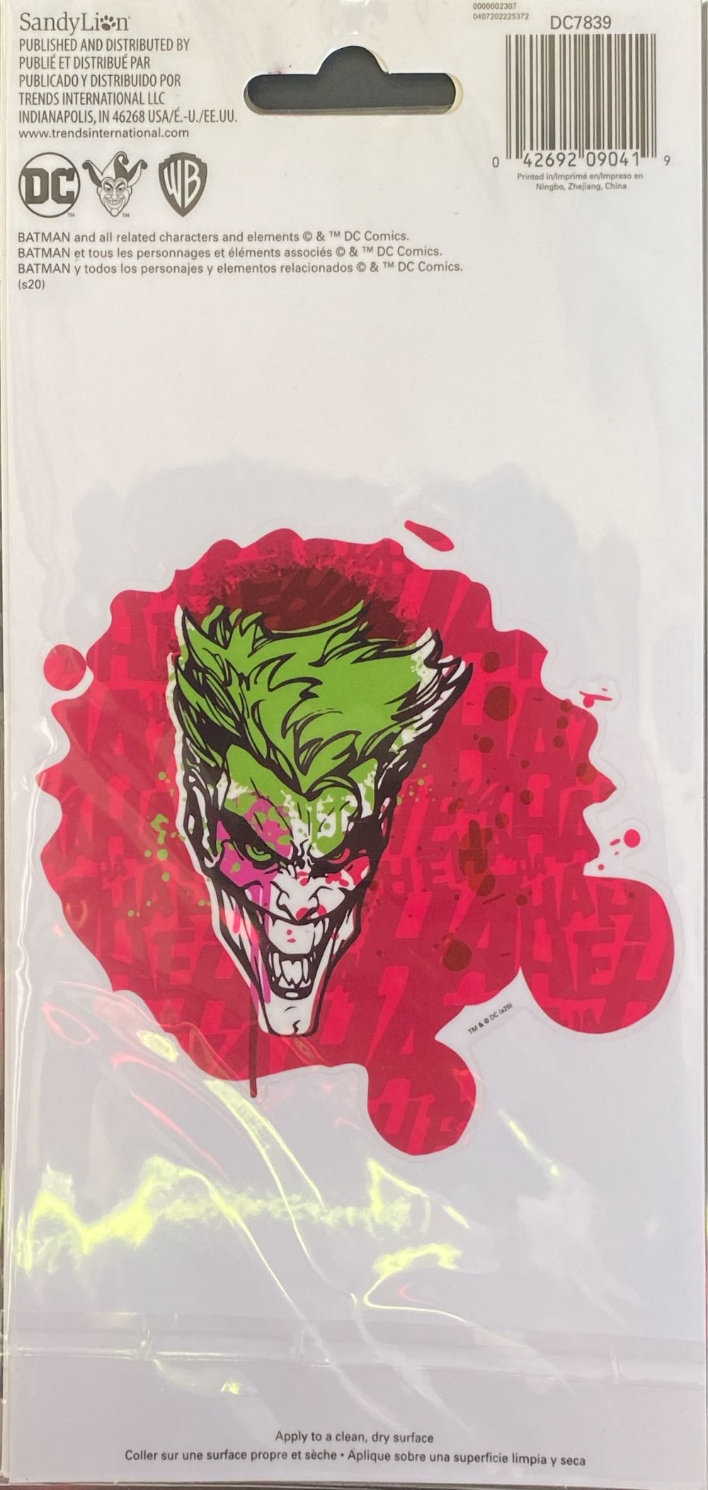 Joker Hahaha  art collectible [Barcode 042692090419] - Main Image 2