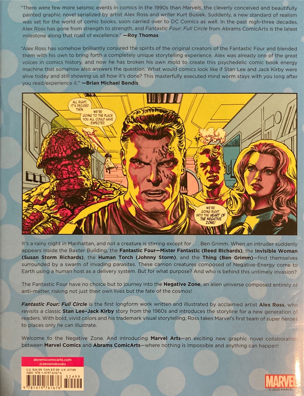 Fantastic Four: Full Circle Marvel Arts - Alex Ross art collectible [Barcode 9781419761676] - Main Image 2