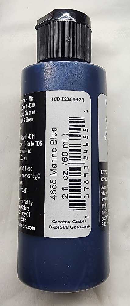 Candy2o Marine Blue Createx Airbrush Colors  art collectible [Barcode 717893246551] - Main Image 2