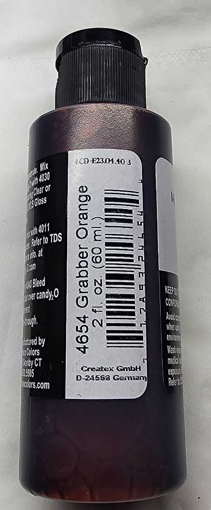 Candy2o Grabber Orange Createx Airbrush Colors  art collectible [Barcode 717893246544] - Main Image 2