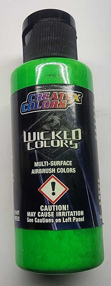 Fl WC Green Createx Wicked Florescent Colors  art collectible [Barcode 717893200232] - Main Image 1