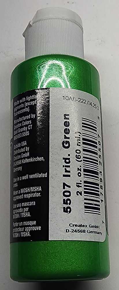 Irid Green Createx Iridescent Colors  art collectible [Barcode 717893255072] - Main Image 2