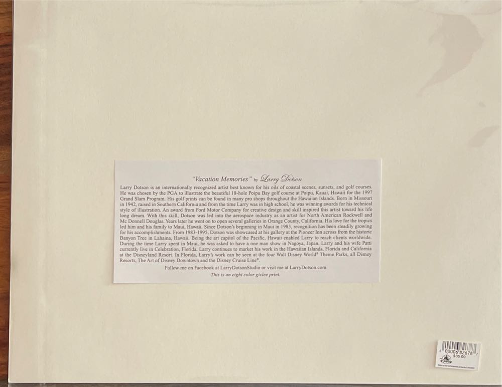 Disney Resort - Pop Century Resort - Larry Dotson art collectible [Barcode 400006826787] - Main Image 2