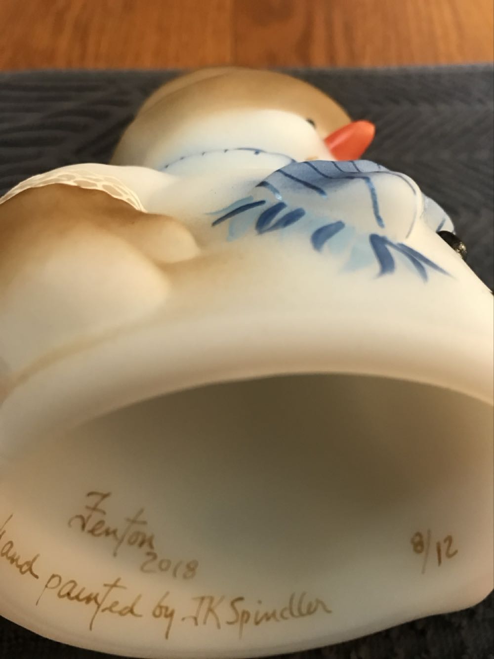 Snowman Fairylight - J K Spindler art collectible - Main Image 2