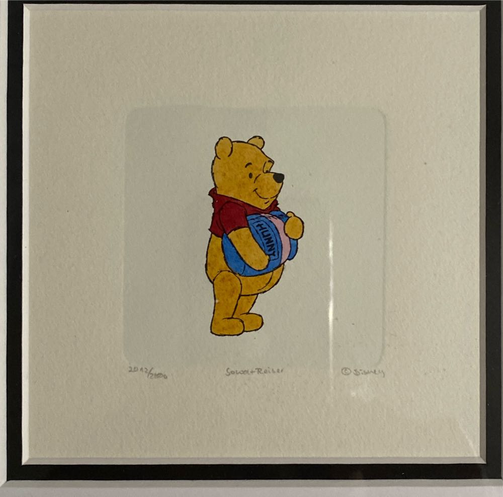 Winnie the Pooh Etching - Walt Disney Studios Animation Art art collectible - Main Image 2
