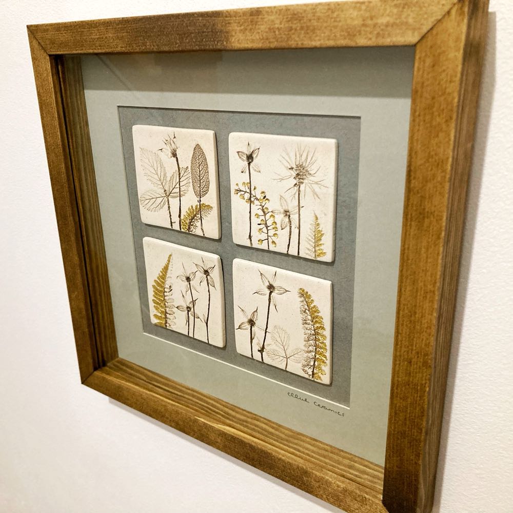 Orange Abstract, 3 Canvases