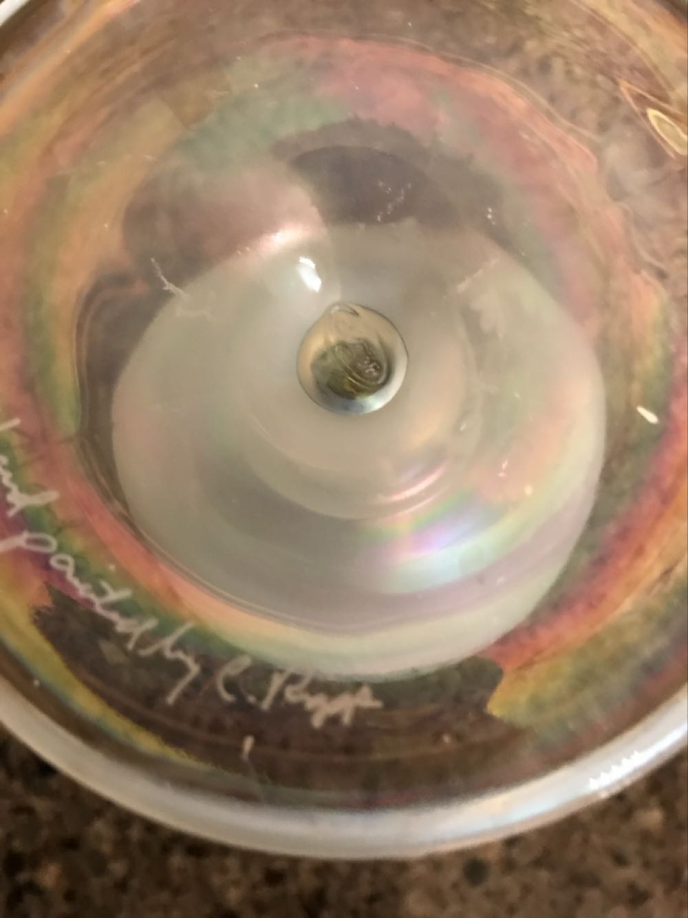 Lidded Compote - C Riggs art collectible - Main Image 2