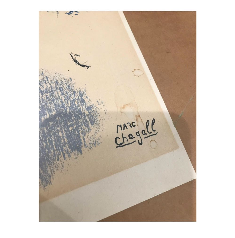 Chagall “The Circus Rider” (M. 153) - Marc Chagall art collectible - Main Image 2