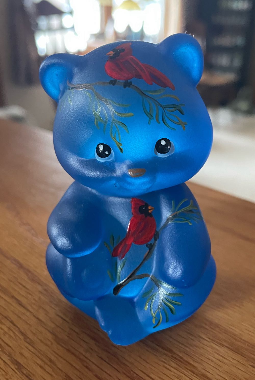 Karlsruher Majolika 1970s Blau Schale