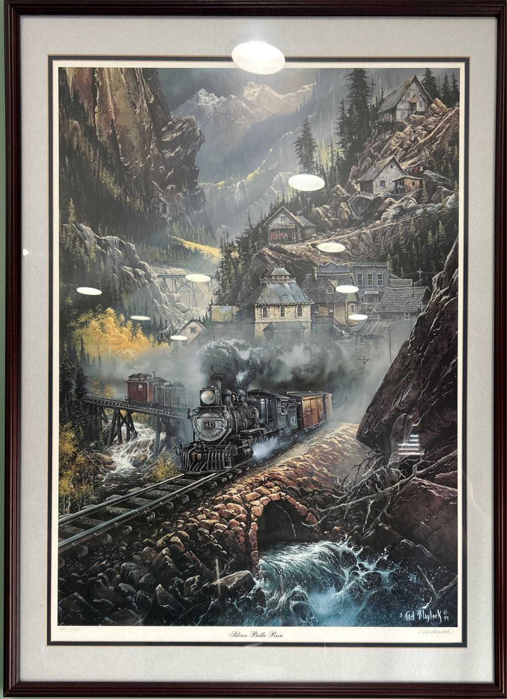 Silver Belle Run - Ted Blaylock art collectible - Main Image 2