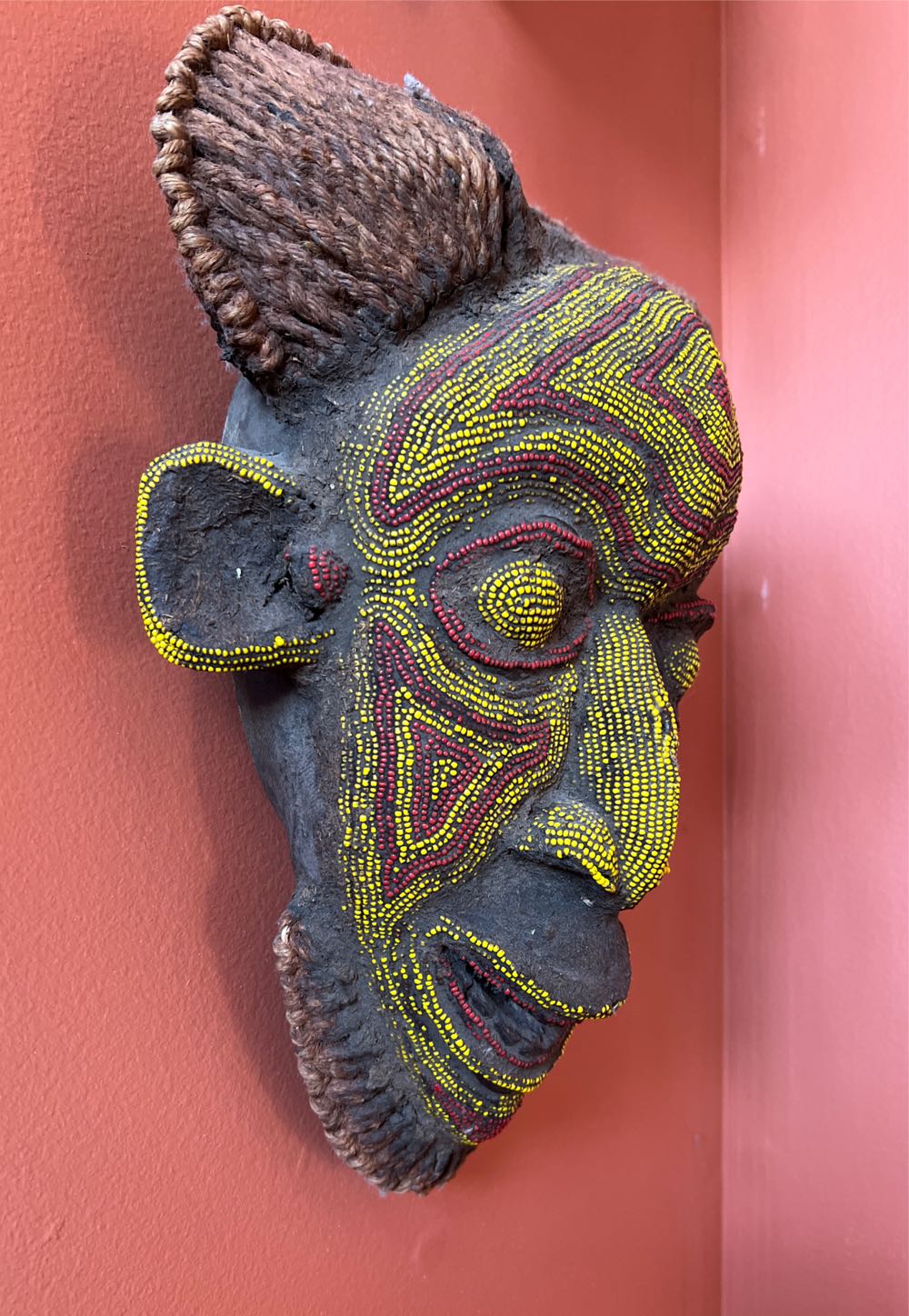 Mask Cameroon Beaded  GL028  art collectible - Main Image 2