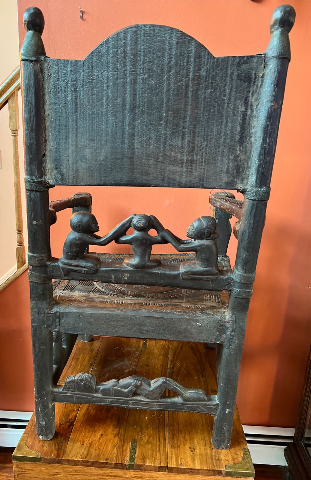 Chokwe People Cheiftan Chair GL039 (P)  art collectible - Main Image 3