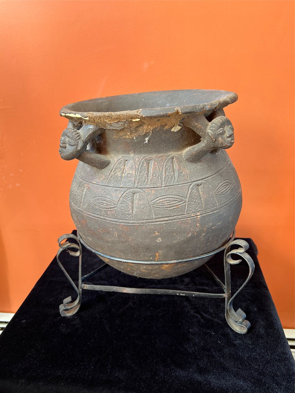 Terrecotta Vessell GL040 (P)  art collectible - Main Image 2