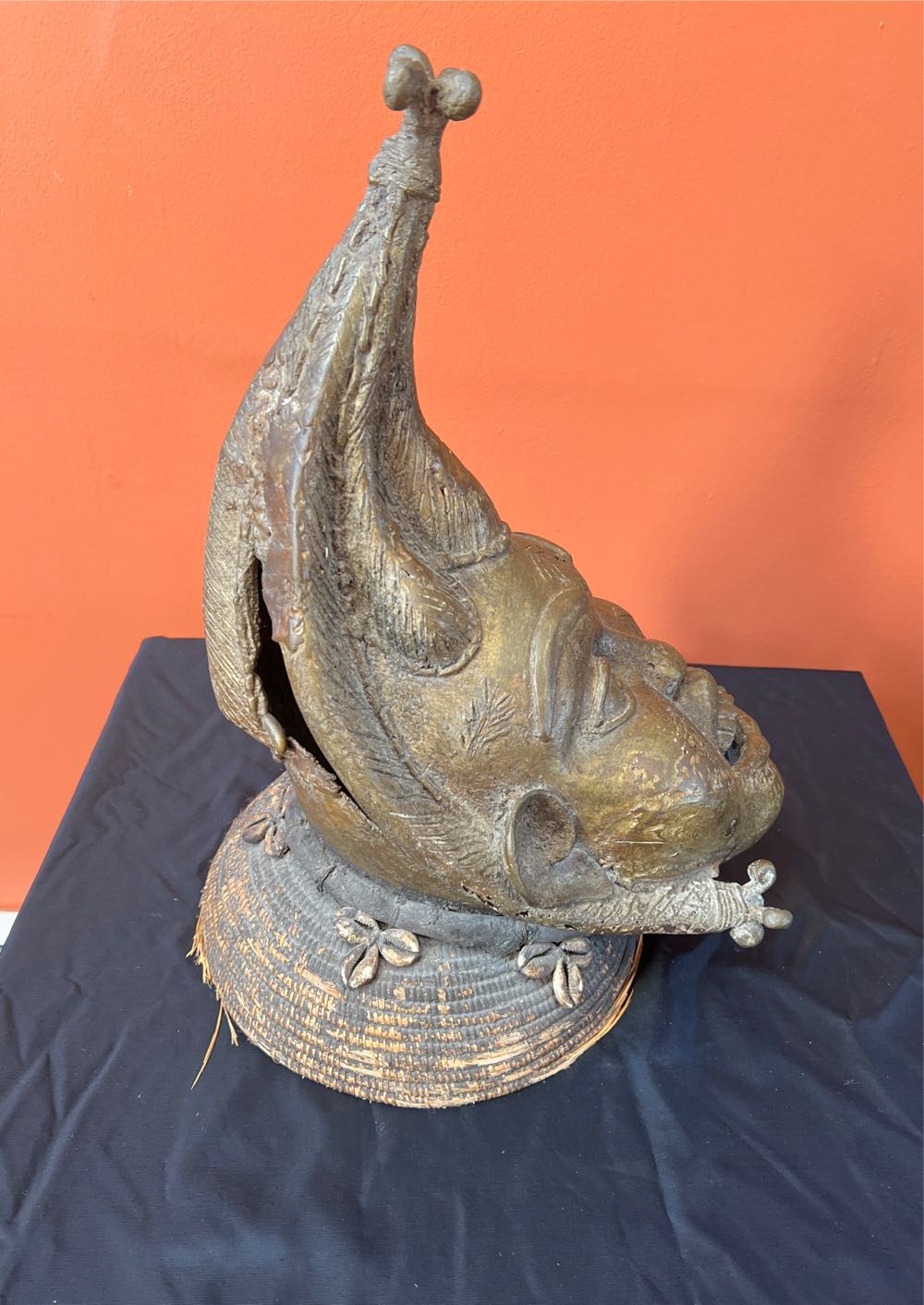 Bronze Bambara Head (P) GL031  art collectible - Main Image 2