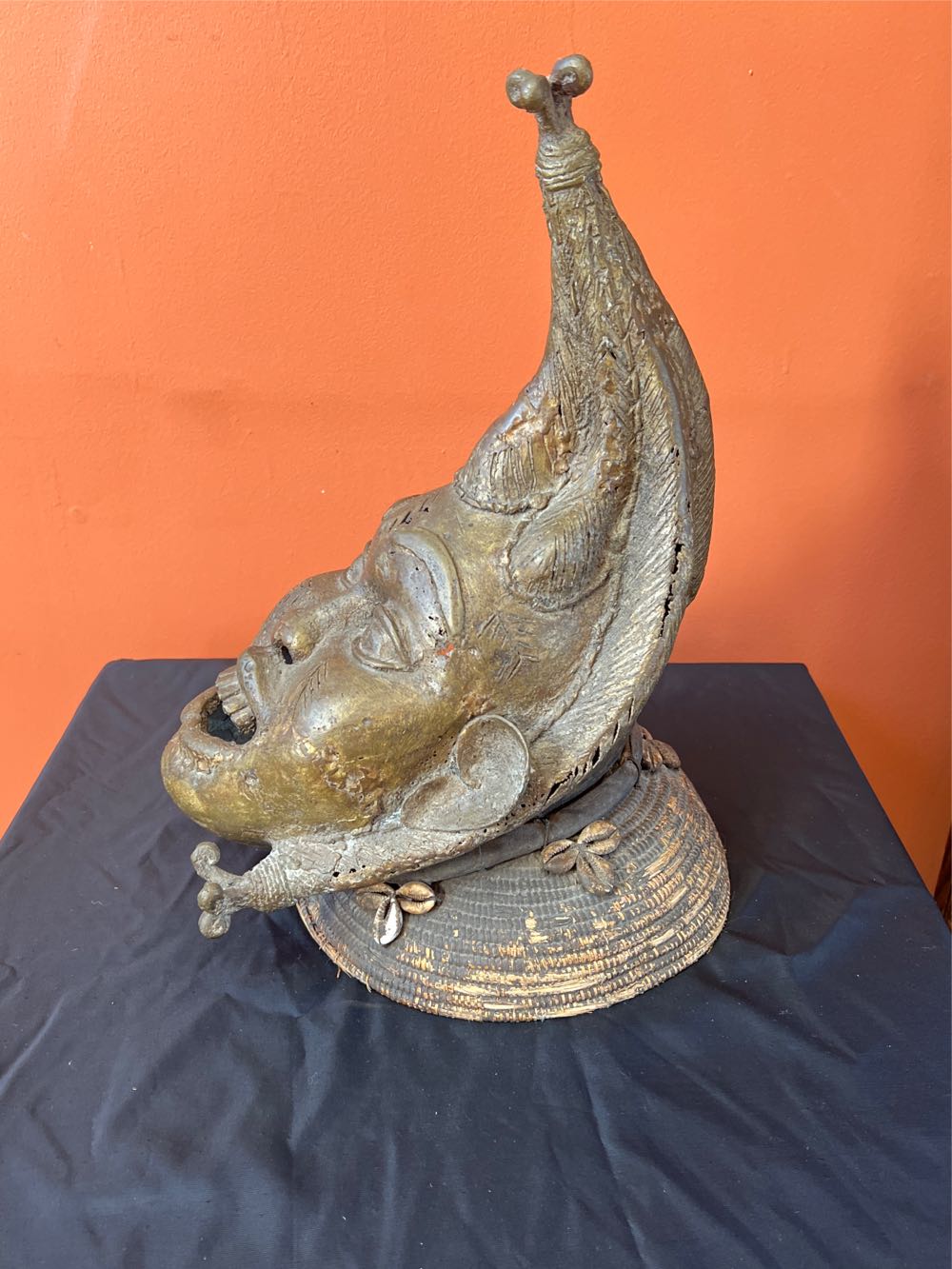 Bronze Bambara Head (P) GL031  art collectible - Main Image 4