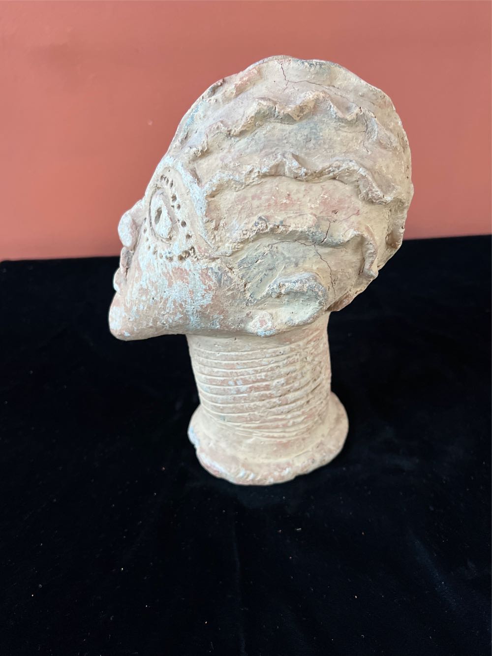 Terracotta Primitive Head GL51 (P)  art collectible - Main Image 2
