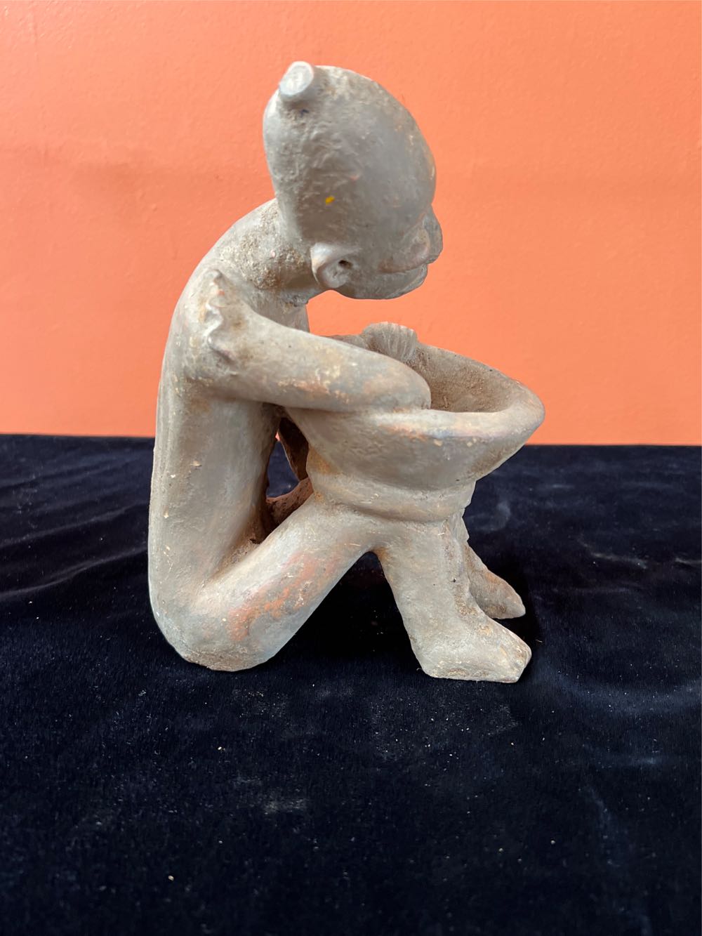 Terracotta Bambara Man GL058 (P)  art collectible - Main Image 2