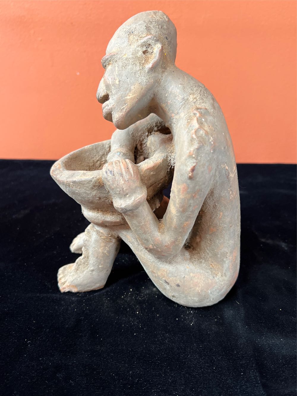 Terracotta Bambara Man GL058 (P)  art collectible - Main Image 4
