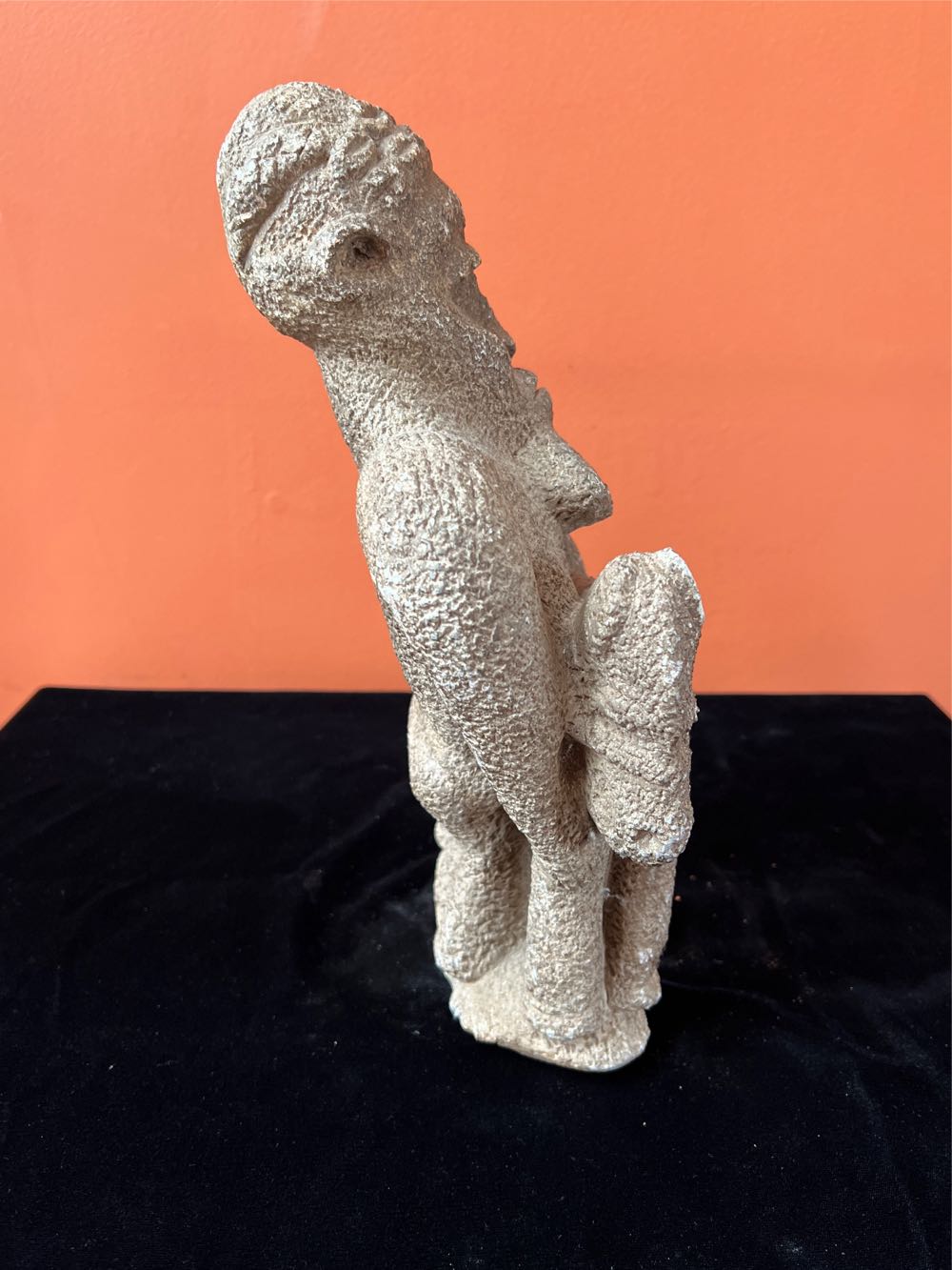 Stone Carving Man & Horse. GL064 (P)  art collectible - Main Image 2