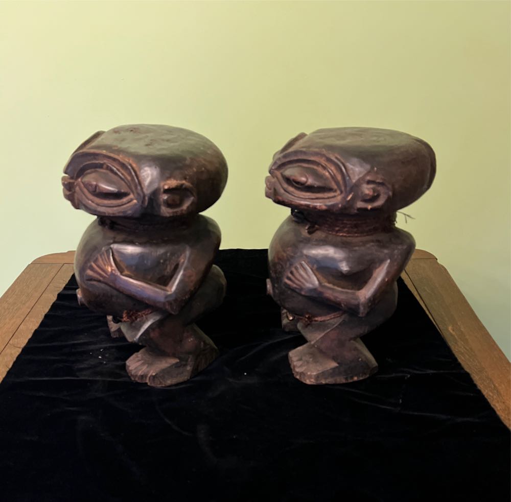Pygmy Wood Carved Pair SH 26  art collectible - Main Image 4