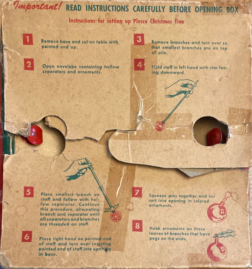 Plasco Plastic Christmas Tree - Plastic Art Toy Co. of America art collectible - Main Image 3