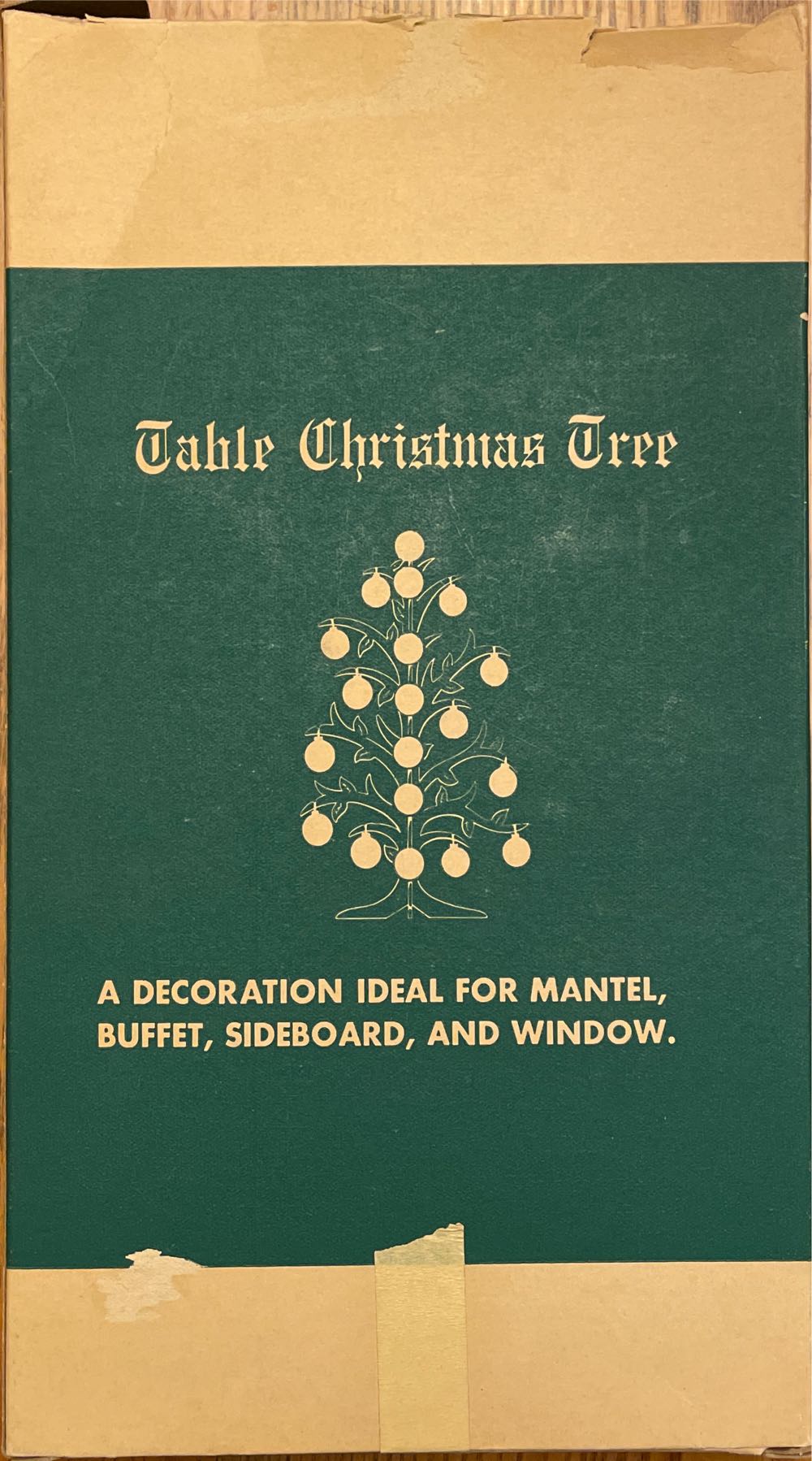 Shiny Brite Silver Table Christmas Tree - Shiny Brite art collectible - Main Image 2