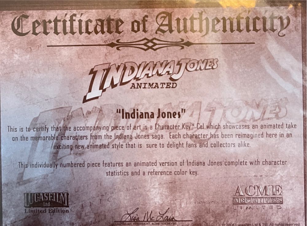Indiana Jones  art collectible - Main Image 4