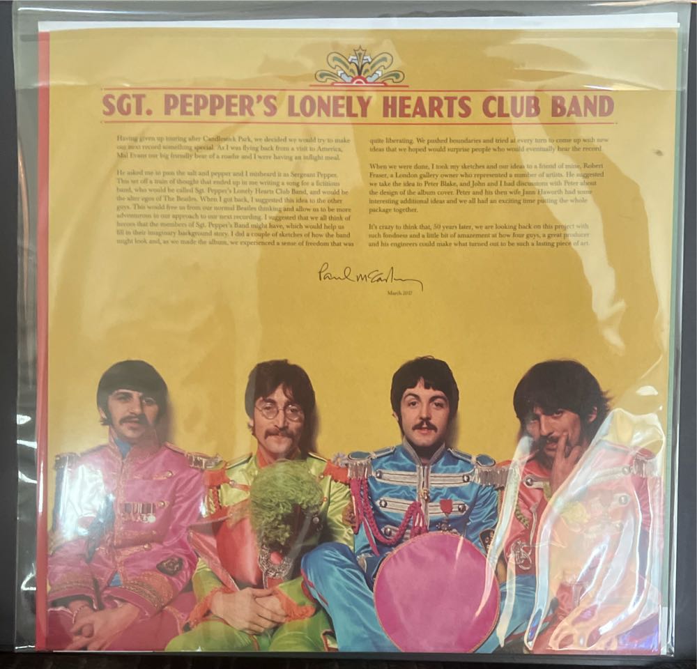 THE BEATLES // SGT. PEPPER’S LONELY HEARTS CLUB BAND  art collectible - Main Image 3