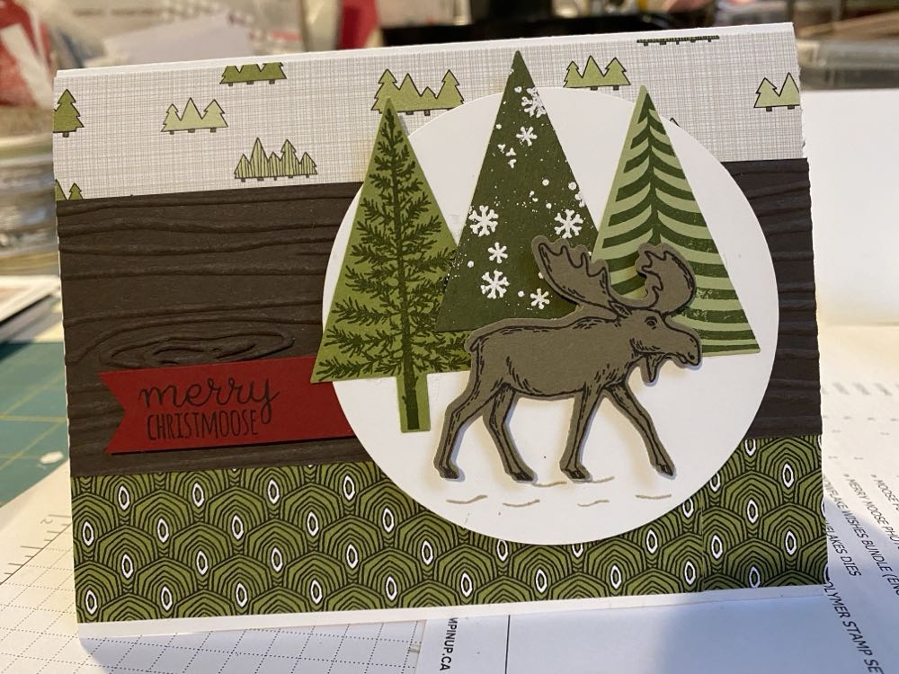 Merry Moose Punch - Stampin’ Up! art collectible - Main Image 2