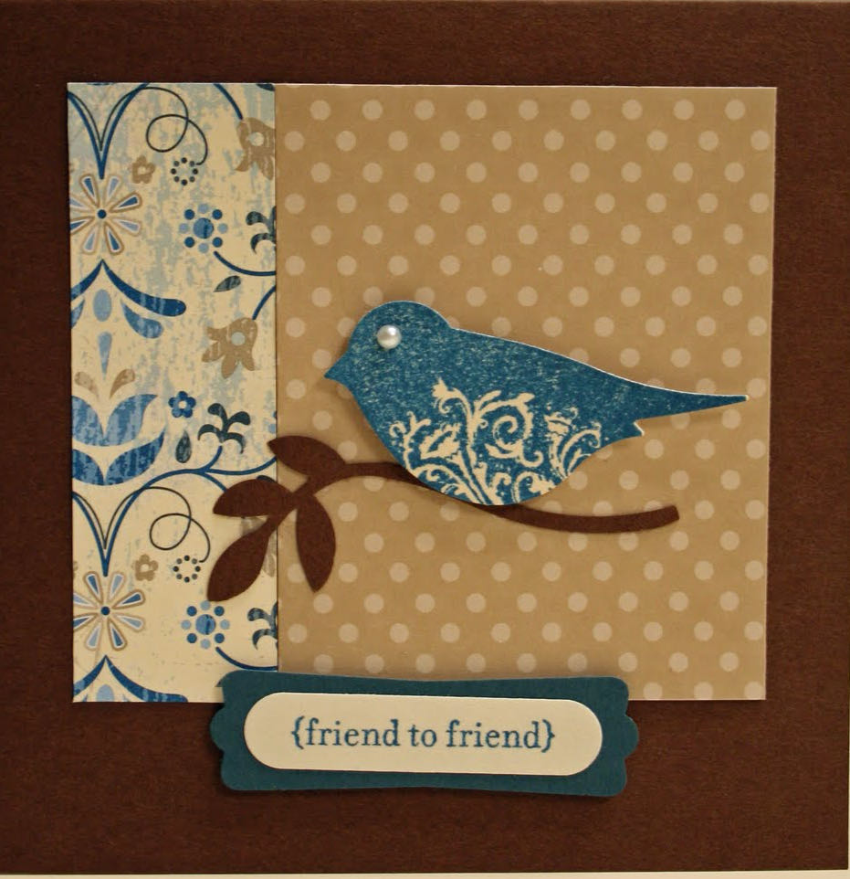 Bird Leaf Branch - Stampin’ Up! art collectible - Main Image 2