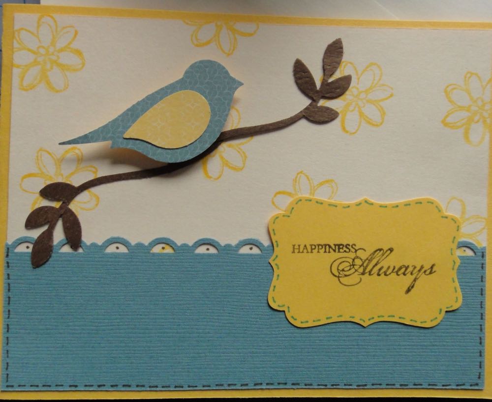Bird Leaf Branch - Stampin’ Up! art collectible - Main Image 3