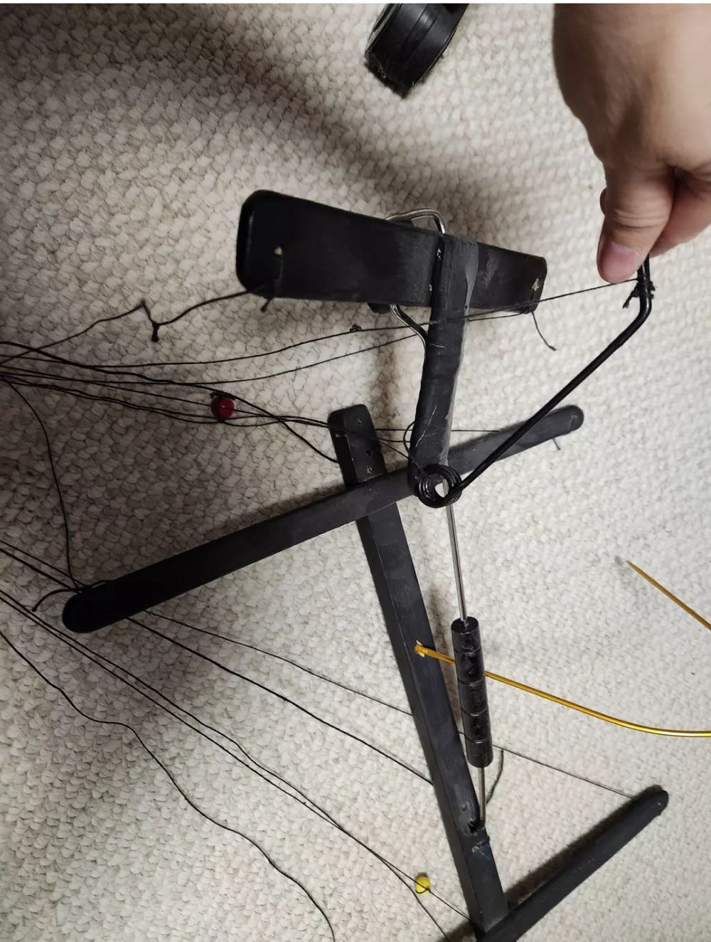 Czech Dog Marionette - Czech Marrionette art collectible - Main Image 2