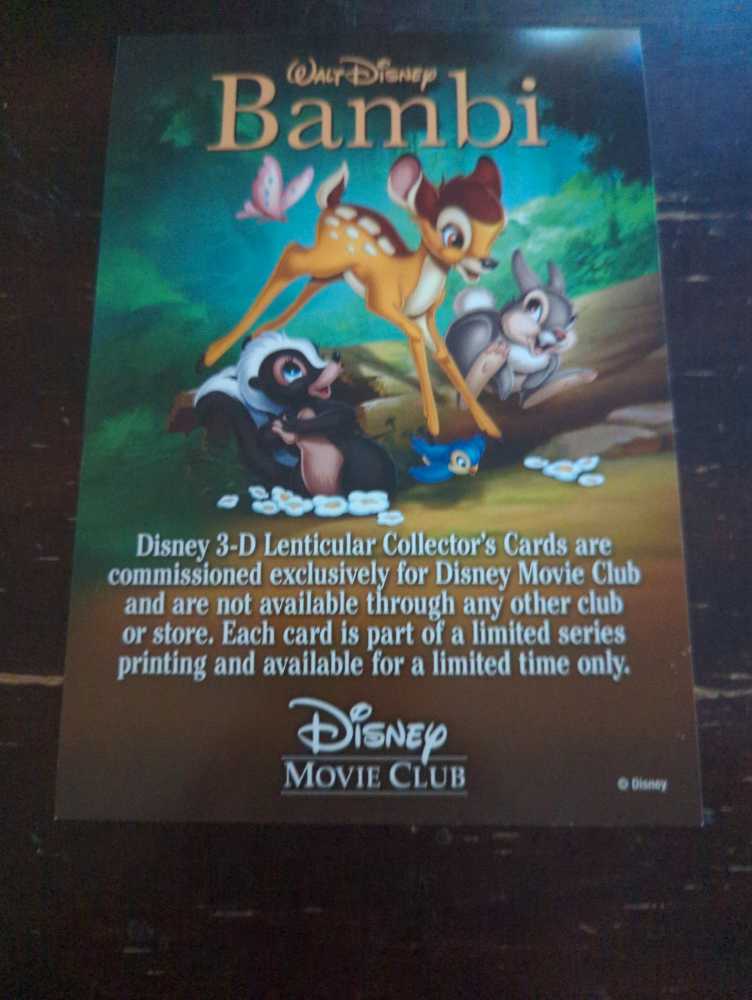 Disney Lenticular Print: Bambi  art collectible - Main Image 3