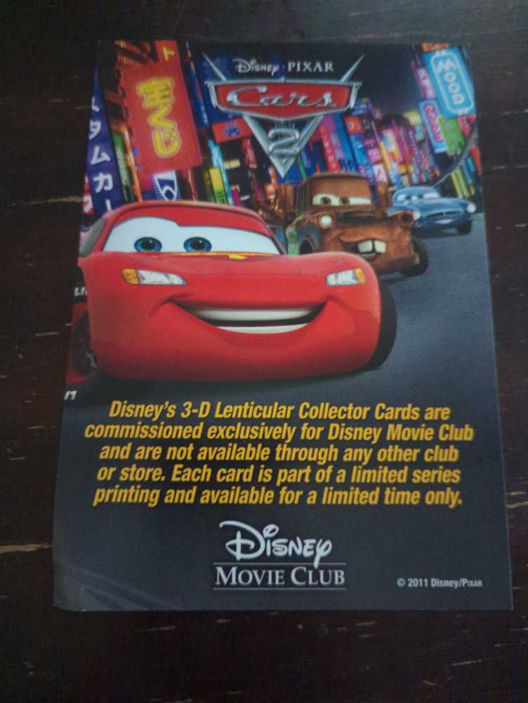 Disney Lenticular Print: Cars 2  art collectible - Main Image 3