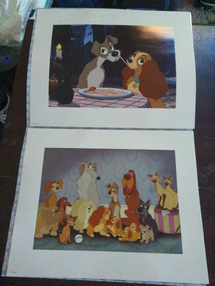 Disney Lithograph Set: Lady And The Tramp  art collectible - Main Image 3